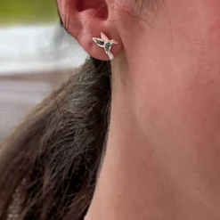Discount Abalone Hummingbird Studs Earrings