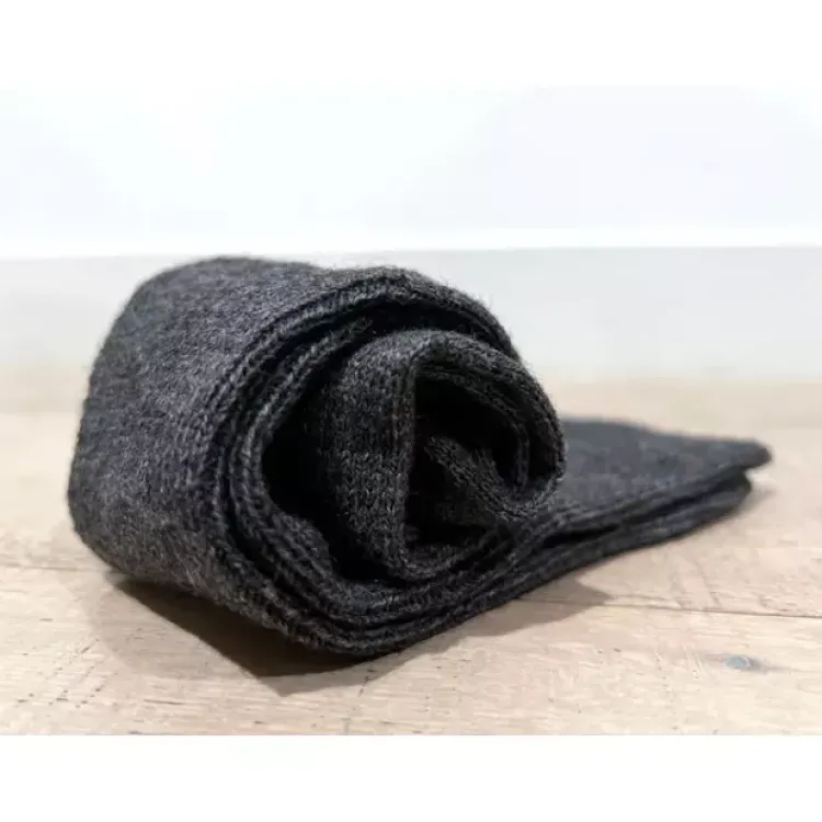 Outlet Alpaca Socks Charcoal Socks