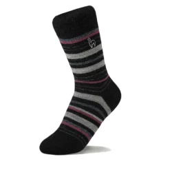 Best Alpaca Stripe Socks Mauve Socks