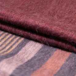 Hot Alpaca Throw Cranberry Blankets & Throws