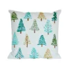 Best Alpine Trees Embroidered Pillow Pillows
