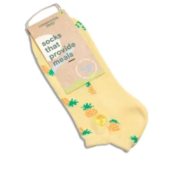 Outlet Ankle Socks that Provide Meals Golden Pineapples Socks
