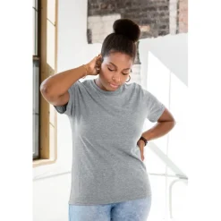 Best Bar Harbor Tee Heather Grey Tops & Tunics