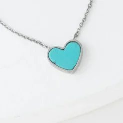 Discount Bay Turquoise Heart Necklace Fight Trafficking | Necklaces
