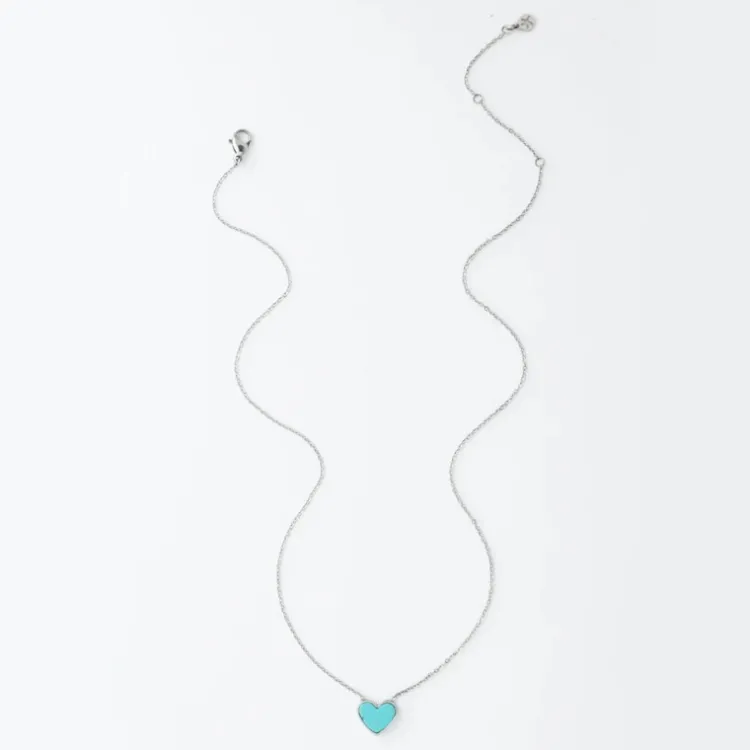 Discount Bay Turquoise Heart Necklace Fight Trafficking | Necklaces