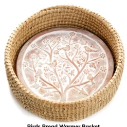 Online Bird Bread Warmer Basket Gift Set Tabletop | Bread Warmer Baskets