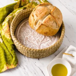 Clearance Birds in a Tree Bread Warmer Basket Tabletop | Chef Accessories