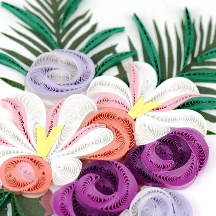 Hot Birthday Flower Vase Quilling Card Special Occasion Cards | Bird & Flower Cards