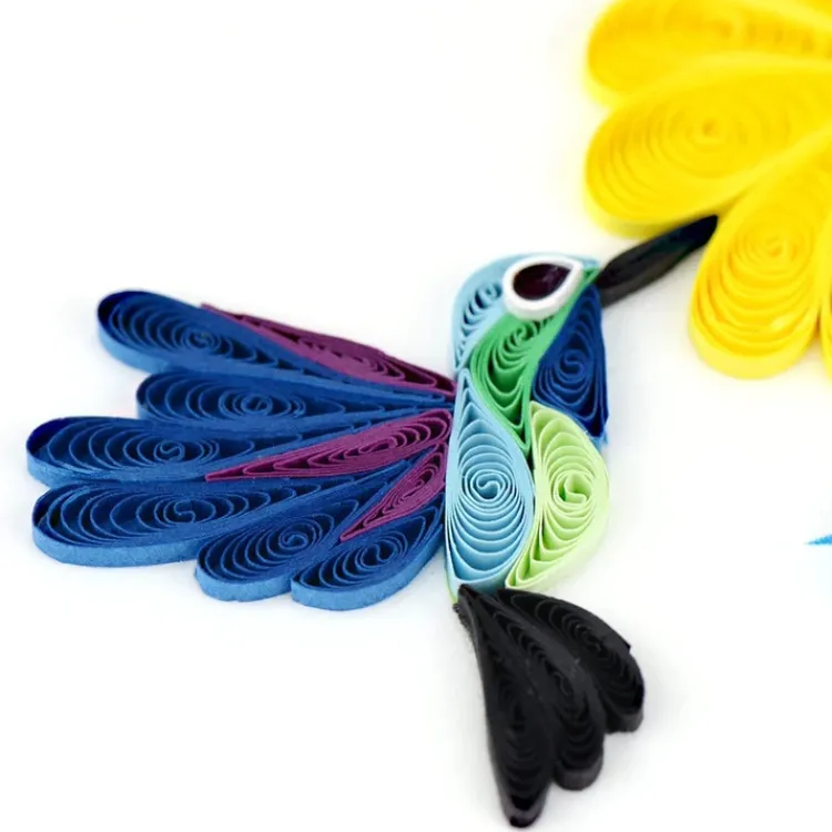 New Birthday Hummingbird Quilling Card Special Occasion Cards | Bird & Flower Cards