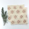 Discount Block Print Organic Cotton Napkins Set/2 – Amber Buti Linens