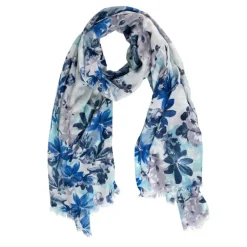 Best Blue Flowers Scarf Scarves