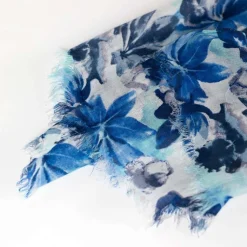 Best Blue Flowers Scarf Scarves