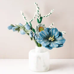 Fashion Blue Skies Felt Flower Bouquet Felt Flowers