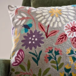 Online Botanical 18” Chainstitch Pillow Sand Pillows