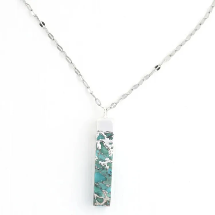 New Brayden Turquoise Necklace Silver Fight Trafficking | Necklaces