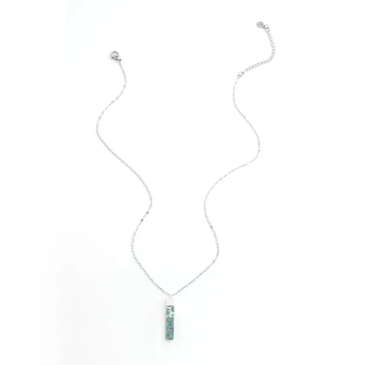 New Brayden Turquoise Necklace Silver Fight Trafficking | Necklaces