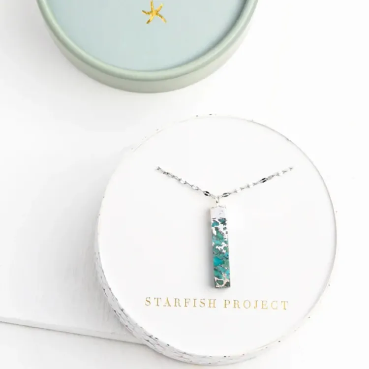 New Brayden Turquoise Necklace Silver Fight Trafficking | Necklaces