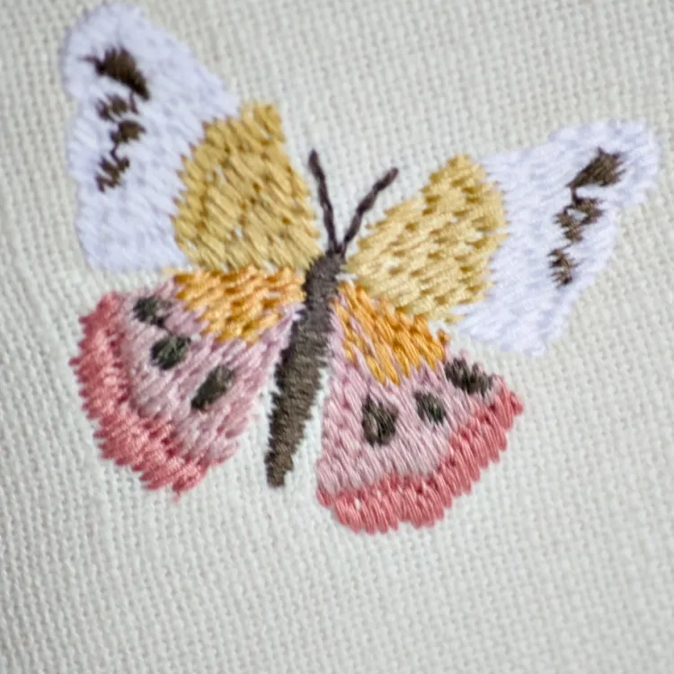 Clearance Butterflies Embroidered Pillow 12″ x 16″ Pillows