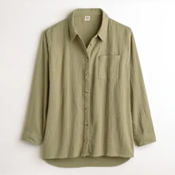 New Button Down Shirt Bay Tops & Tunics