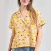New Camp Shirt Sunny Floral Tops & Tunics