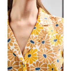 New Camp Shirt Sunny Floral Tops & Tunics