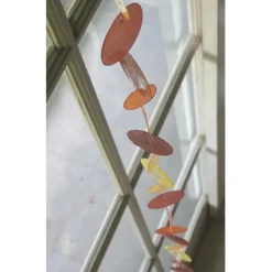 Clearance Capiz Shell Strand – Flame Capiz Wind Chimes
