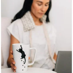 Online Cat Paw Prints Mug Tabletop