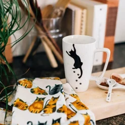 Online Cat Paw Prints Mug Tabletop