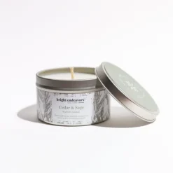 Hot Cedar & Sage Soy Candle 8 oz Candles