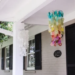 Best Chandelier Capiz Chime – Fiesta Capiz Wind Chimes