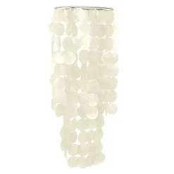 Online Chandelier Capiz Chime – White Capiz Wind Chimes