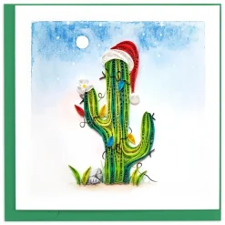 Best Christmas Cactus Quilling Card Christmas Cards