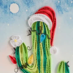 Best Christmas Cactus Quilling Card Christmas Cards