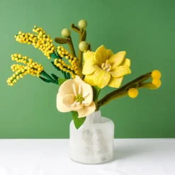 Clearance Citrus Zest Felt Flower Bouquet Felt Flowers