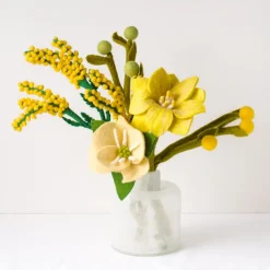 Clearance Citrus Zest Felt Flower Bouquet Felt Flowers