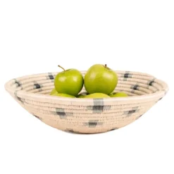 New 14″ Coastal Minimalism Woven Bowl – Delicate Wall Decor