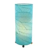 New Cocoa Leaf Cylinder Leaf Lamp – Sea Blue Leaf Lamps