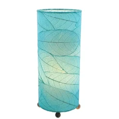 New Cocoa Leaf Cylinder Leaf Lamp – Sea Blue Leaf Lamps