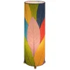 Sale Cocoa Leaf Cylinder Leaf Lamp 24″ – Multi – preorder for est. ship 6/2025 Leaf Lamps