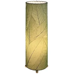 Sale Cocoa Leaf Cylinder Leaf Lamp 24″ – Green Leaf Lamps