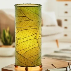 Hot Cocoa Leaf Cylinder Leaf Lamp – Green – preorder for est. ship 7/2025 Leaf Lamps