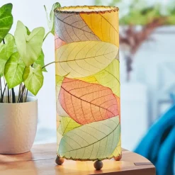 Outlet Cocoa Leaf Cylinder Leaf Lamp – Multi Leaf Lamps