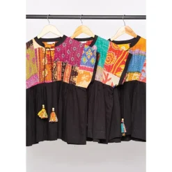 Online Cotton Kantha Tunic Top Tops & Tunics