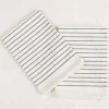 Best Cotton Tea Towel Apron Combo – Ivory Set/2 Linens | Bread Warmer Baskets