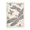Outlet Cotton Tea Towel Butterflies and Dragonflies Eggplant Linens | Bread Warmer Baskets