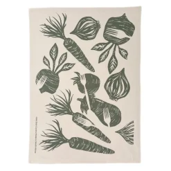 Fashion Cotton Tea Towel Farm to Table Olive Linens | Bread Warmer Baskets