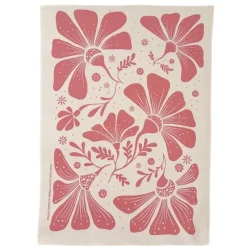 Discount Cotton Tea Towel Retroblooms Terrarosa Bread Warmer Baskets | Linens