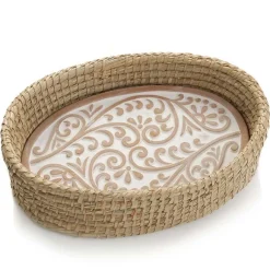 Sale Curly Fern Bread Warmer Basket Tabletop | Chef Accessories