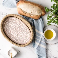 Sale Curly Fern Bread Warmer Basket Tabletop | Chef Accessories
