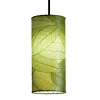 Fashion Cylinder Pendant Leaf Lamp – Green Leaf Lamps